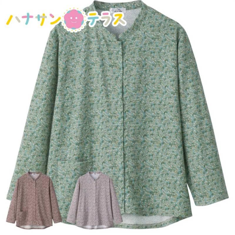 ワンタッチテープ前開きTシャツ M～L LL レディース 婦人 用 | 女性用