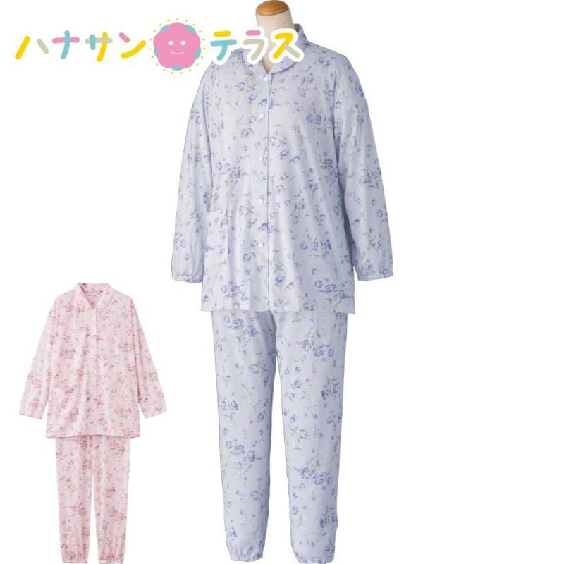 ホック天竺パジャマ 3L 4L レディース 婦人 用