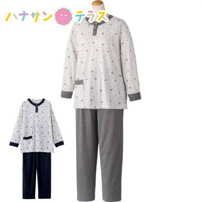 半開天竺パジャマ M L LL レディース 婦人 用