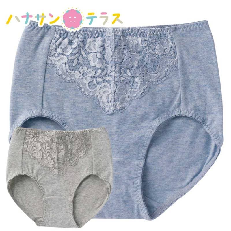 フロントレースショーツ 2枚組  M L LL レディース 婦人 用