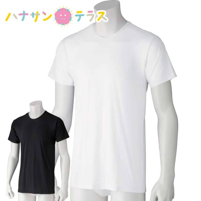 のびのびラクラク半袖インナー M L LL メンズ 紳士 用