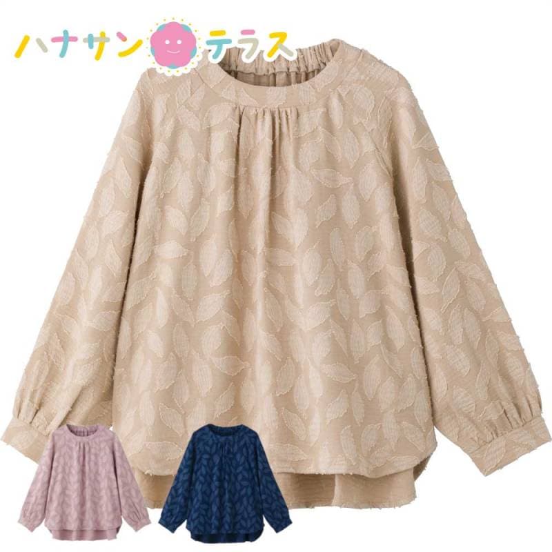 後ろゴムゆったりブラウス M L レディース 婦人 用　　