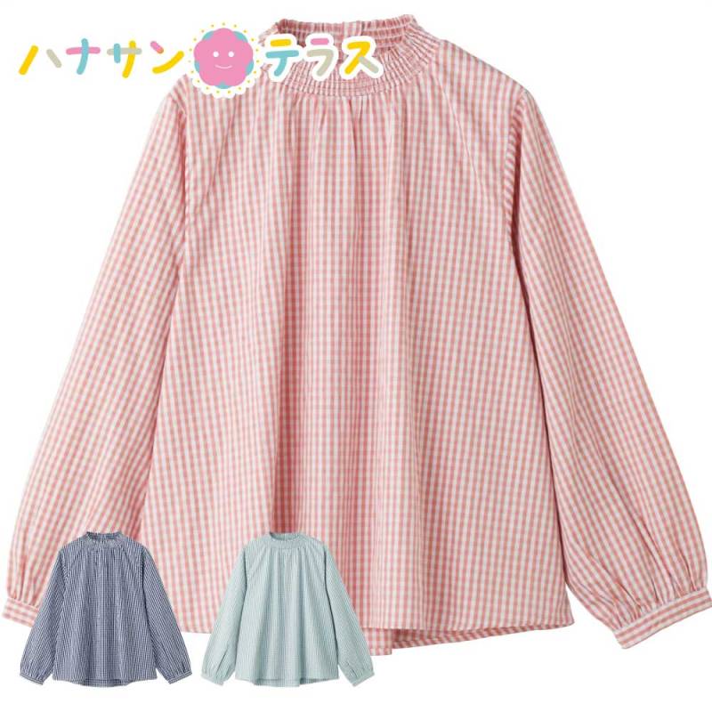 シャーリング衿ブラウス M L レディース 婦人 用　　