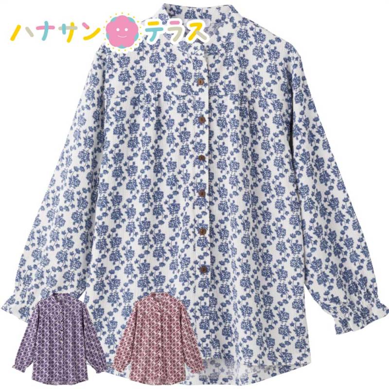 隠れファスナーブラウス M~L S LL レディース 婦人 用　　