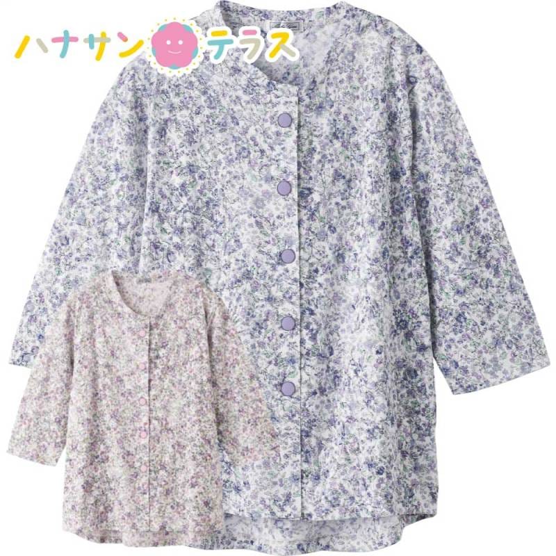 7分袖スナップ釦ブラウス M~L レディース 婦人 用　　