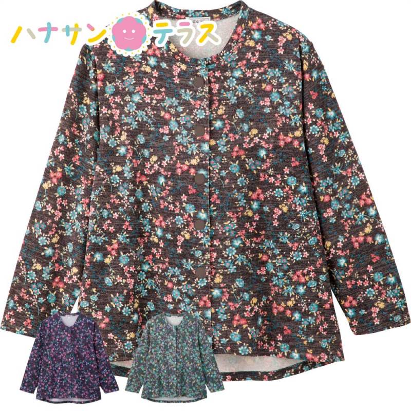 スナップ釦ブラウス M~L レディース 婦人 用　　