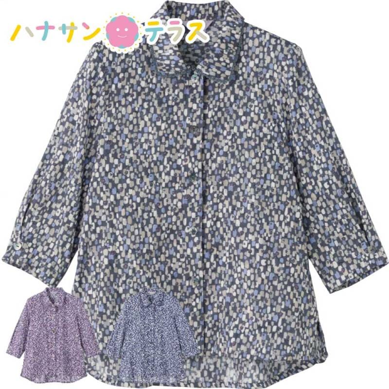 7分袖ワンタッチテープブラウス M L レディース 婦人 用　　