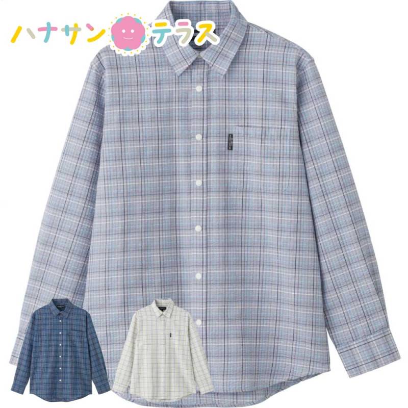 サッカースナップ釦シャツ M L LL 3L メンズ 紳士 用　　