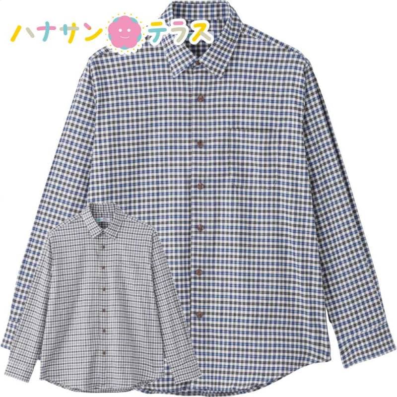 綿混ワンタッチテープシャツ M L LL メンズ 紳士 用　　