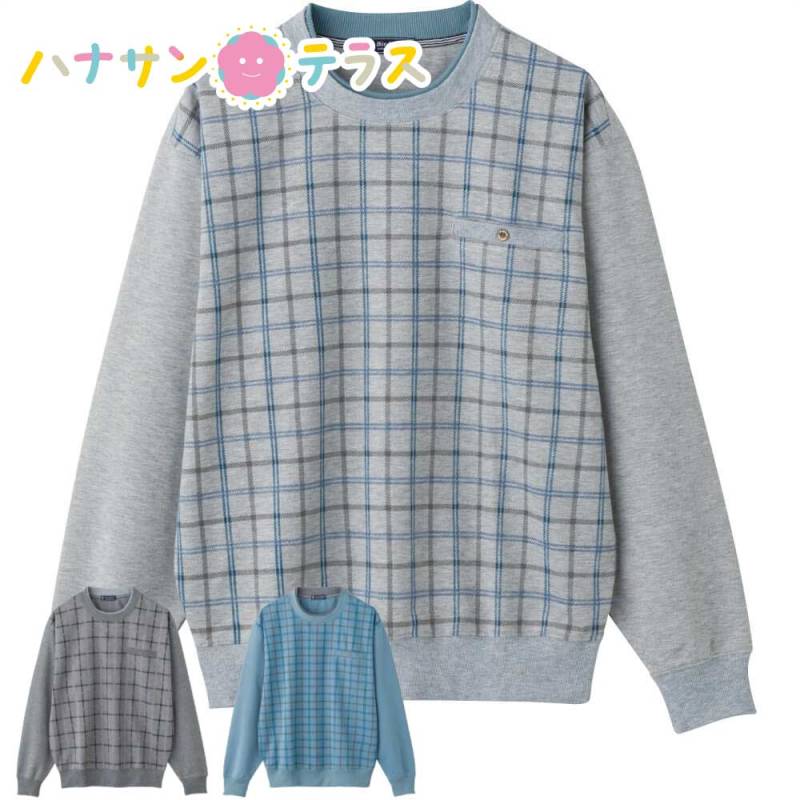 丸首トレーナー M L LL メンズ 紳士 用　　