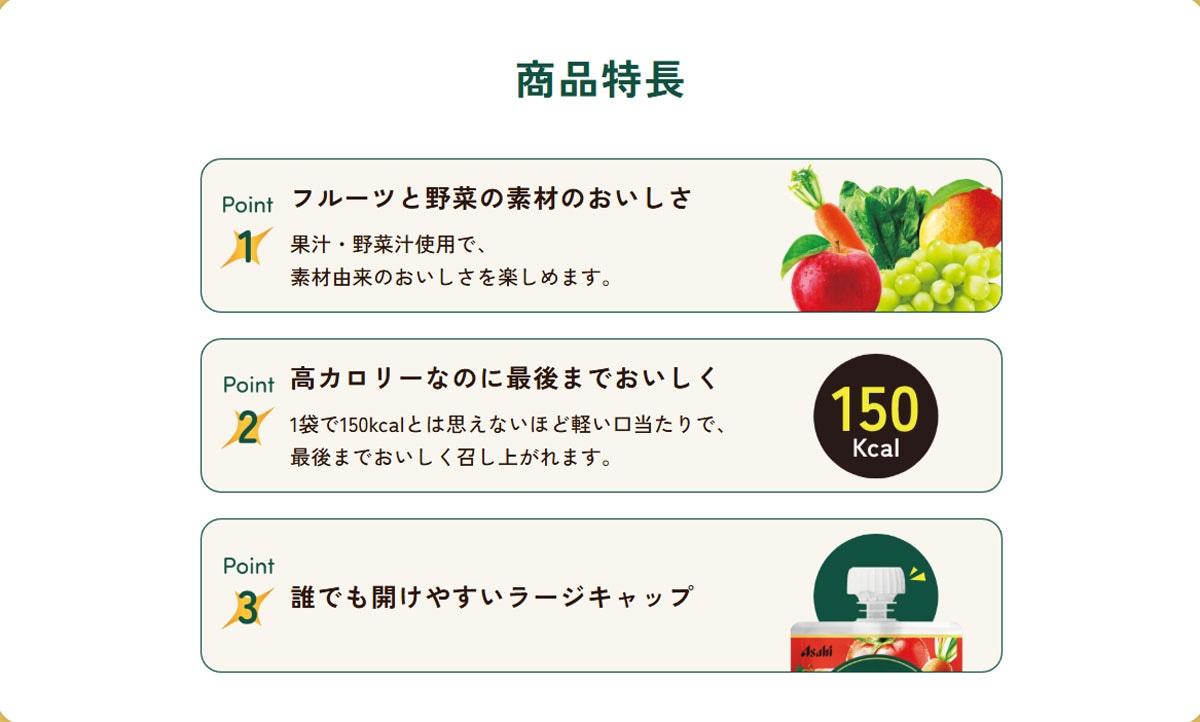 1個増量中】アサヒグループ食品 介護食 元気のミカタ ぎゅっとカロリー