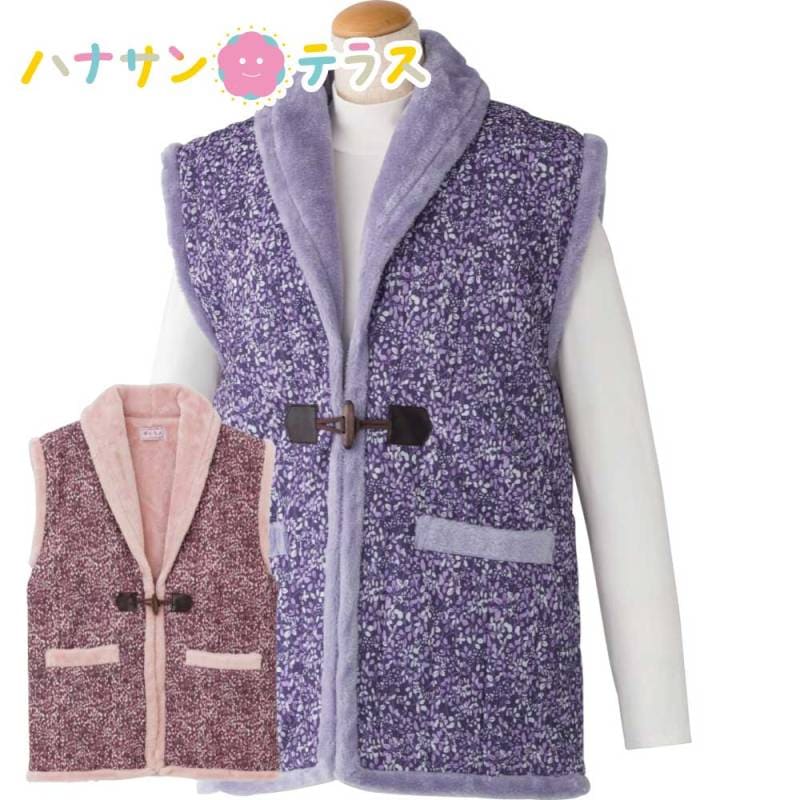 裏ボア中わた入りマイヤーポンチョ M~L 秋冬  レディース 用