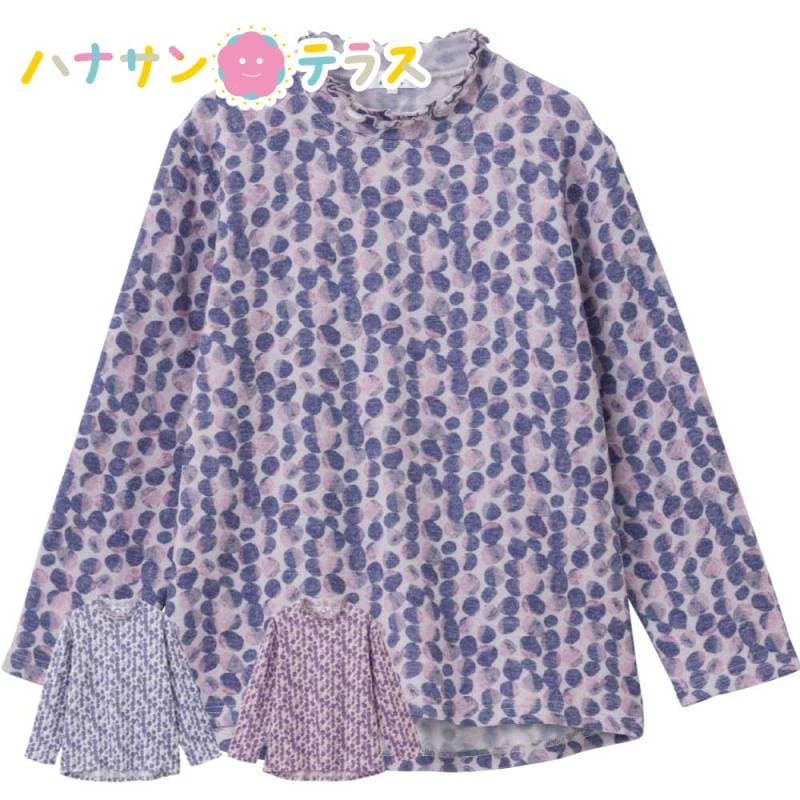裏起毛後ろ長めＴシャツ M~L LL 3L 乾燥機OK レディース 用