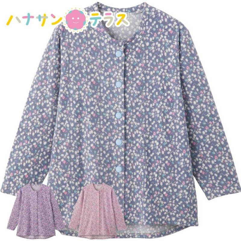微起毛スナップボタンブラウス M~L レディース 用