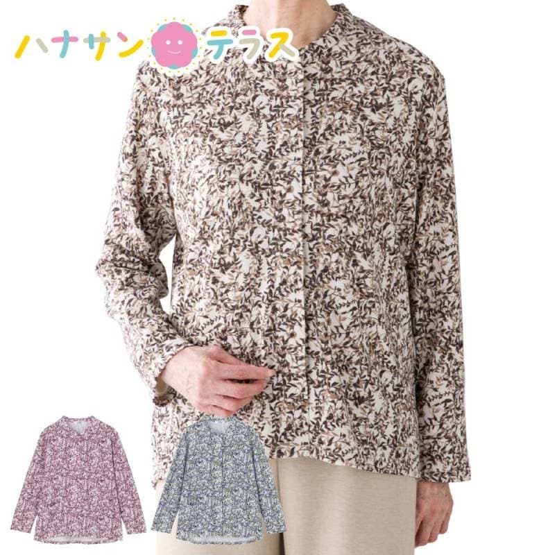 ワンタッチテープ前開きＴシャツ M~L S LL 3L S 乾燥機OK レディース 用