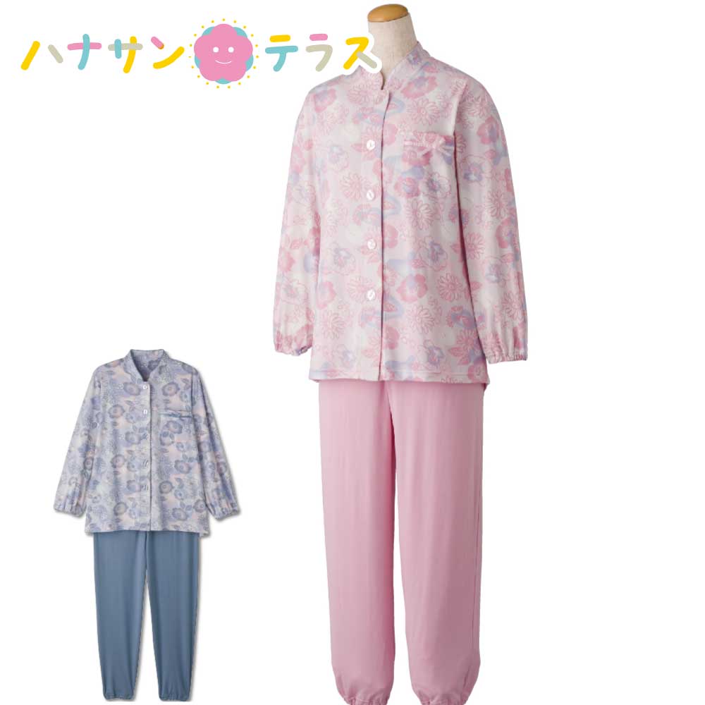 ワンタッチのびのびストレッチパジャマ 3L 4L 婦人 NOBI AID | 女性用