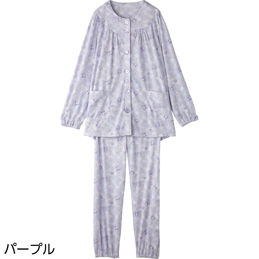 介護 パジャマ ワンタッチパジャマ レディース 長袖 春 夏 秋冬