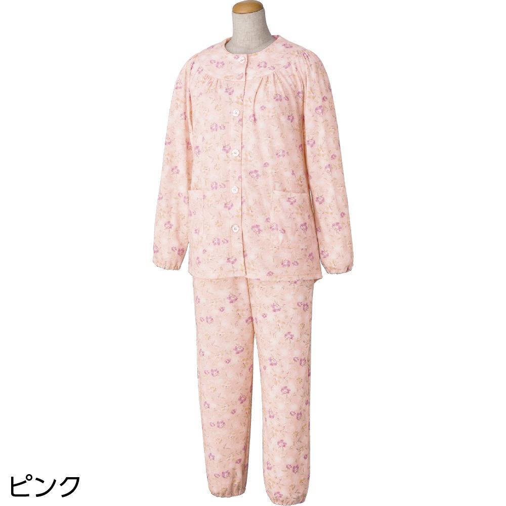 介護 パジャマ ワンタッチパジャマ レディース 長袖 春 夏 秋冬