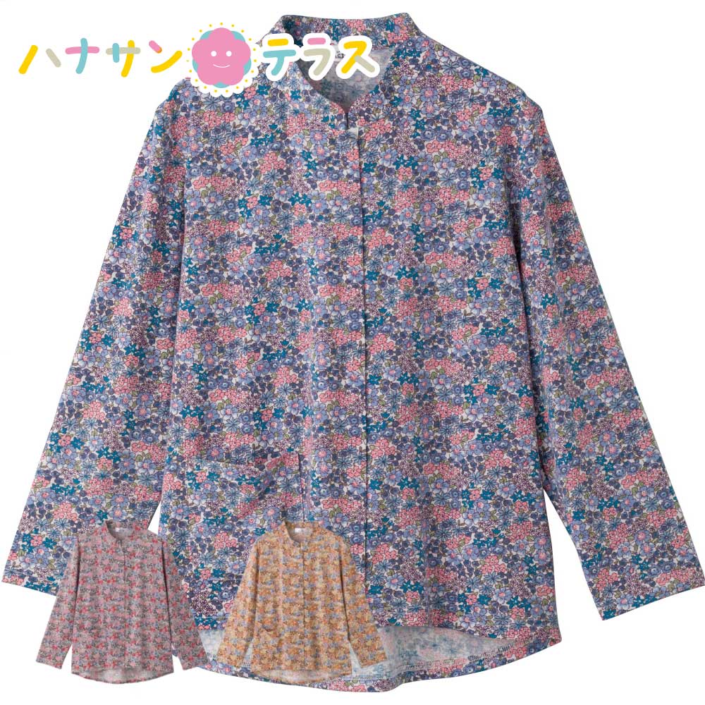 スナップ釦前開きTシャツ M~L LL レディース 婦人 用 | 女性用衣類,T