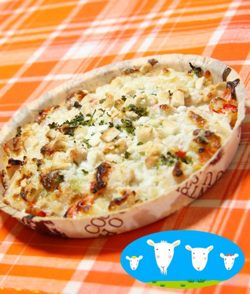 ワンちゃんと一緒に楽しむクリスマス！ 「 Xmas 鶏むね肉ゴロゴロ☆メェ～ちゃんドリア 」 鶏むね肉50％＆ヤギミルクの贅沢ドリアで特別なディナーを」