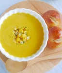 コーンチキンポタージュdeひたパンセット