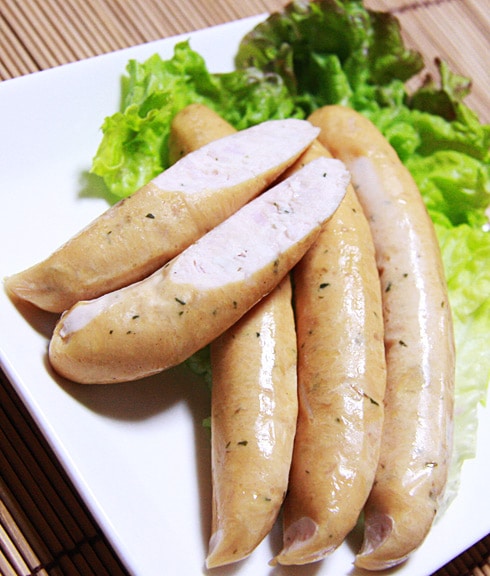 無添加 手づくり ソーセージ 新鮮お肉 「 鶏むね肉の薬膳ソーセージ 」 鶏むね肉＆鶏軟骨+山芋+パセリ 犬用ごはん 猫用ごはん 犬用ごはん 猫用ごはん ご馳走 食いつき 人気 おすすめ ギフト プレゼント 贈答 新鮮 馬肉 繊維質 