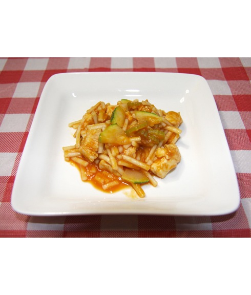 鶏むね肉のナポリタン　犬用ごはん　猫用ごはん　