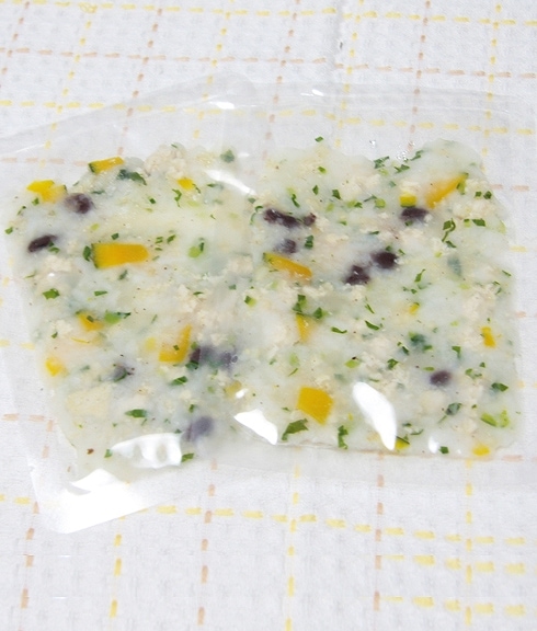 鶏ささみとかぶの玄米おじや　犬用ごはん　