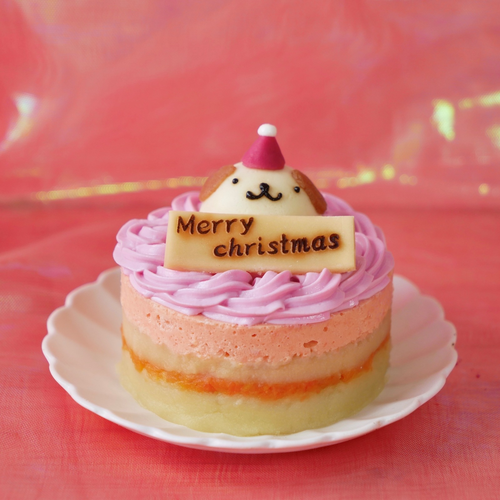 【犬猫用 お魚のクリスマスケーキ プチ 】乳糖フリー・グルテンフリー・無添加|鮭を使った犬猫兼用ヘルシーケーキ|国産素材で安心安全|ニュージーランド産サーモン×乳糖フリーヨーグルトで仕上げた華やかクリスマス限定ケーキ|小型サイズでわんちゃん・ねこちゃんにぴったり|はなとしっぽオリジナル