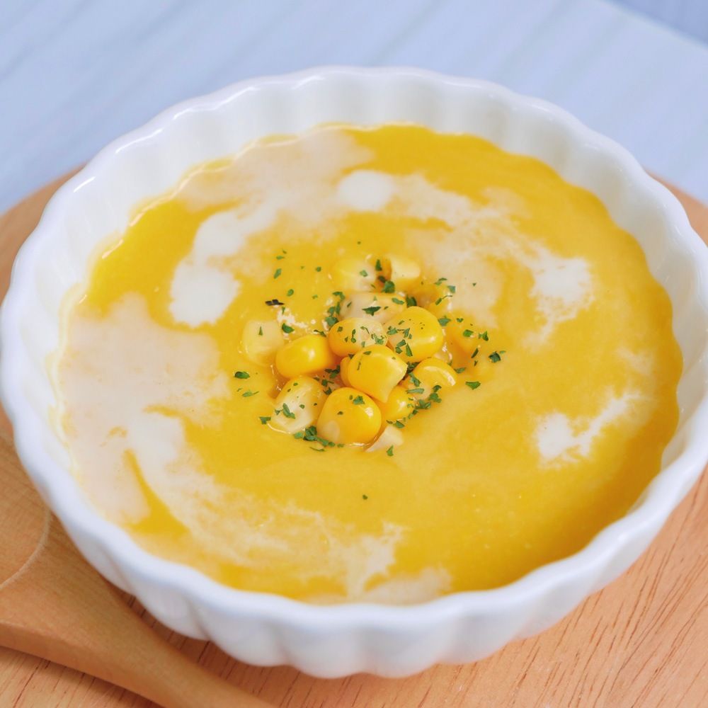 フレッシュコーンのチキンポタージュ 犬用 手作りごはん 無添加 国産 ヒューマングレードドッグフード キャットフード