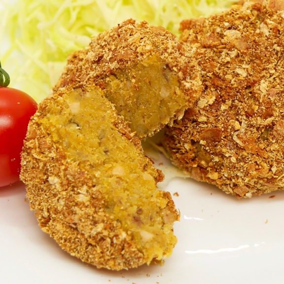 いわしとお豆とカボチャのコロッケ ノンフライシリーズ 犬用ごはん 猫用ごはん 犬用おやつ 無添加 国産 ヒューマングレード ドッグフード キャットフード