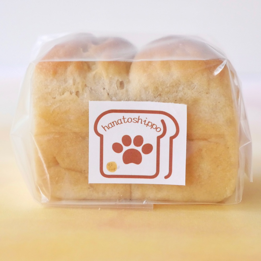 わんこパンシリーズ 食パン ２斤 犬用ごはん 猫用ごはん バナナとピュアチーズの風味 塩 砂糖 ベーキングパウダー不使用 無添加 自然食材 犬用おやつ 猫用おやつ 