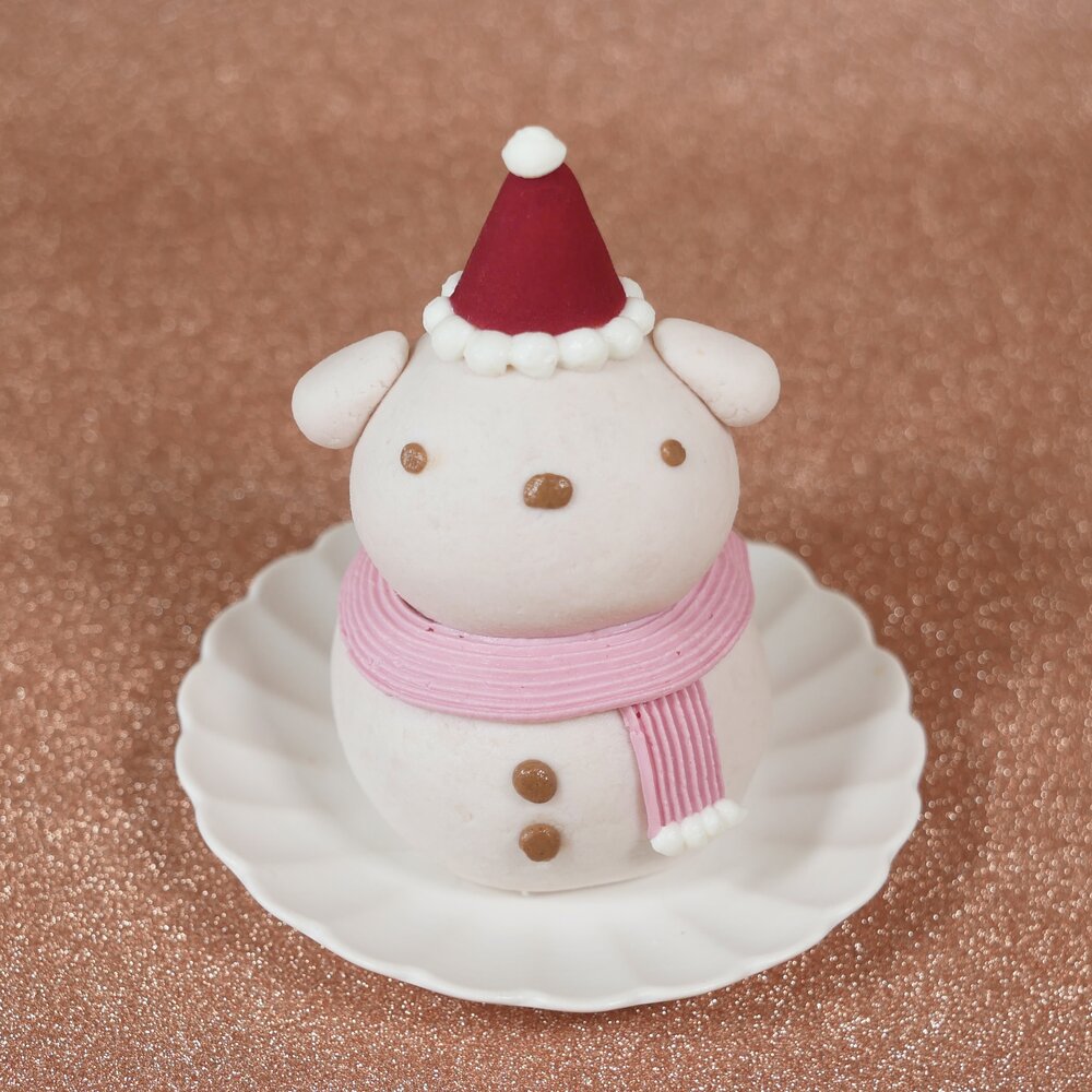 【 犬用ケーキ お肉のわんこサンタ 】乳糖フリー・グルテンフリー・無添加・国産素材|愛犬が喜ぶお肉たっぷりクリスマス限定ケーキ|牛肉や鶏肉を使用した安心ヘルシーごちそうケーキ|かわいいサンタモチーフで華やかに|小麦・乳糖不使用で健康に配慮した犬用ケーキ|はなとしっぽオリジナル