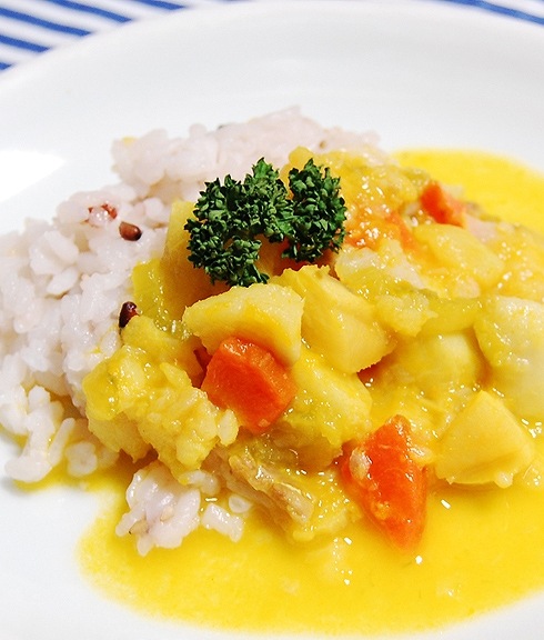 鱈のシーフードカレー　ウコン入り　犬用ごはん　猫用ごはん　