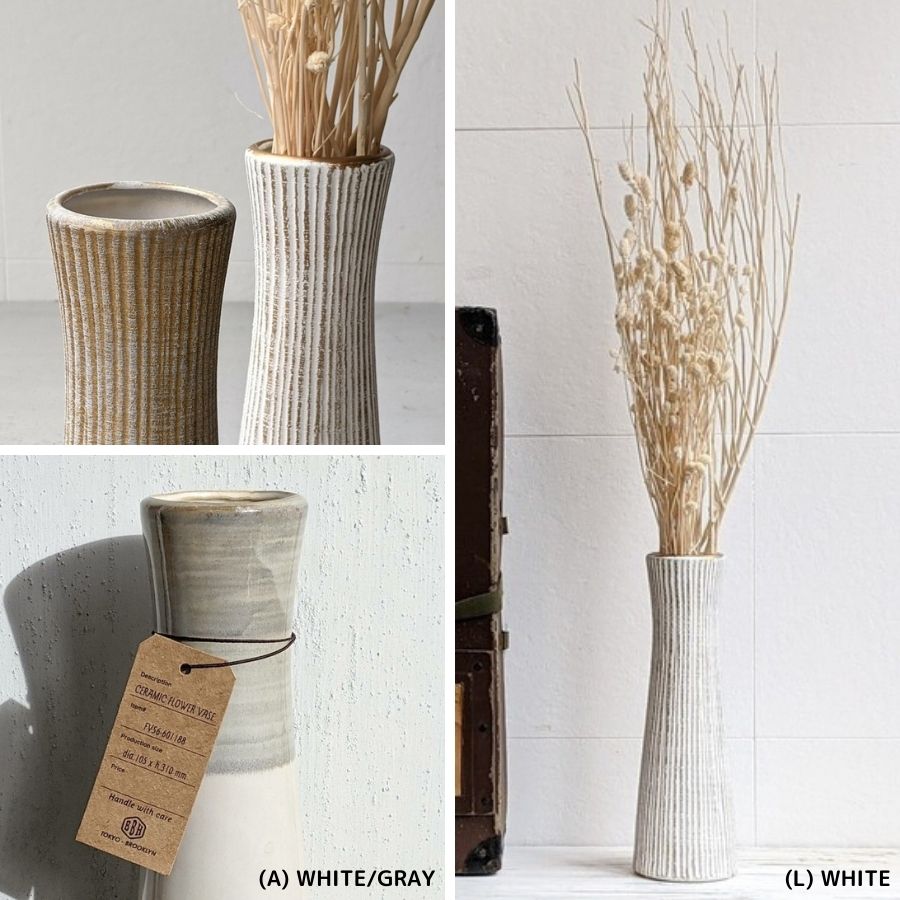 �ڤƤ��ޤ��Ĳ���  CERAMIC FLOWER VASE  DRUM  ����ߥå��ե��١����ɥ��