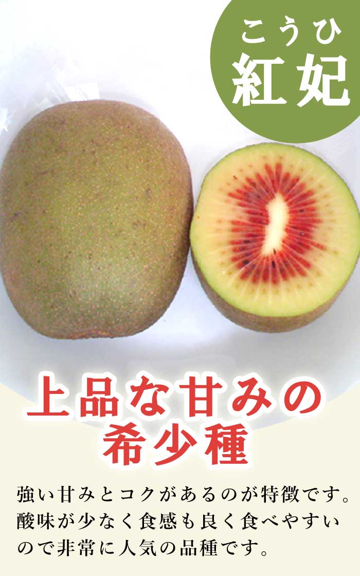 紅いキウイ 2種セット(紅妃と早雄) 15cmポット 苗 レインボーレッド