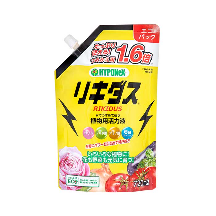 園芸用 植物用活力液 ハイポネックス リキダス エコパック 720ml 液肥
