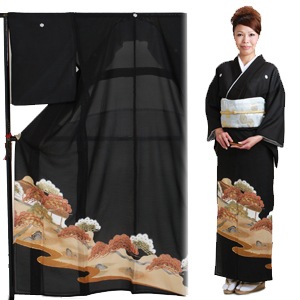 黒留袖 7枚セット 夏用 絽 Mサイズ まとめ売り 000000002602_aspMOXi.jpg