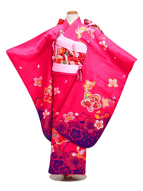 七五三 レンタル 女の子/5〜7歳 七五三着物 7歳 七五三着物7歳 ピンク色/花 卒園式 結婚式 NT-143|七五三レンタル-女の子