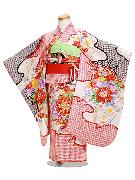 七五三 レンタル 女の子/5〜7歳 七五三着物 7歳 七五三着物7歳 黒色/しぼり 卒園式 結婚式 NT-コ|七五三レンタル-女の子