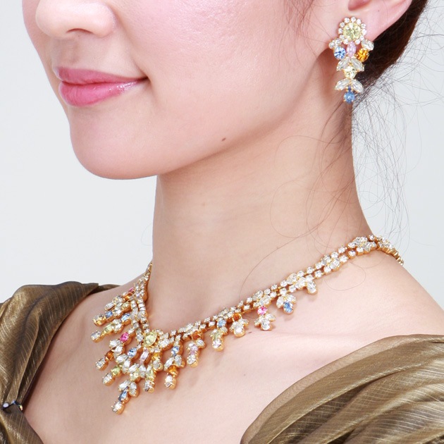 ネックレス イヤリング レンタル ゴールド シルバー 553g ネックレス レンタル 花嫁衣裳 Com