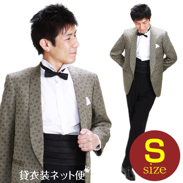 タキシード レンタル】XS・Sサイズ/～168cm/淡いモスグリーン