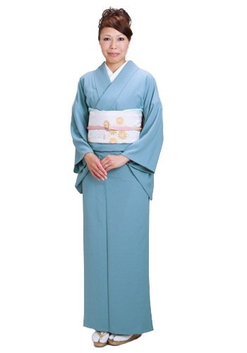 色無地 【単衣】 レンタル 6月・9月 青磁色 お宮参り 偲ぶ会 お別れ会