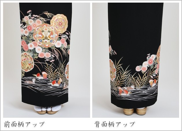 黒留袖 レンタル〔145cm～160cm/7号～11号位〕結婚式 着物レンタル