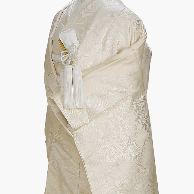 白無垢 レンタル 華文に針松鶴 NT-614 | 白無垢レンタル | | 花嫁衣裳.com