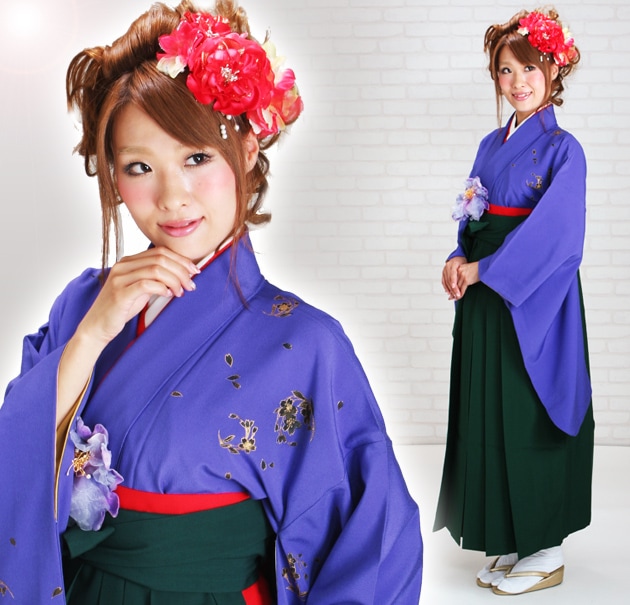 エルサ♡羽織袴 LIZ LISA 小学生袴 身長140cm～144cm（専用襦袢付）No.NE-0117