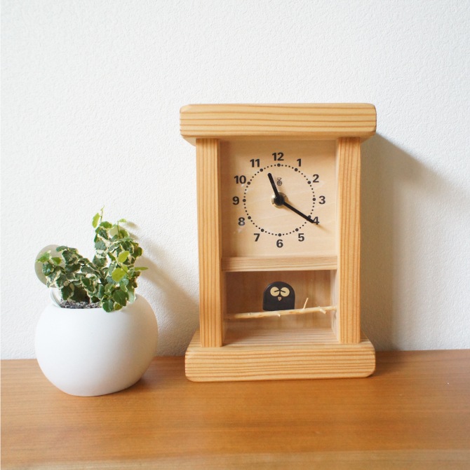 レア品】キコリ 枝のフクロウ時計 | 癒しと温もりの限定生産品 KIKORI