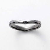 【h&d Jewelry】 リング PAIR SV925 ブラック BKCZ 5164200073