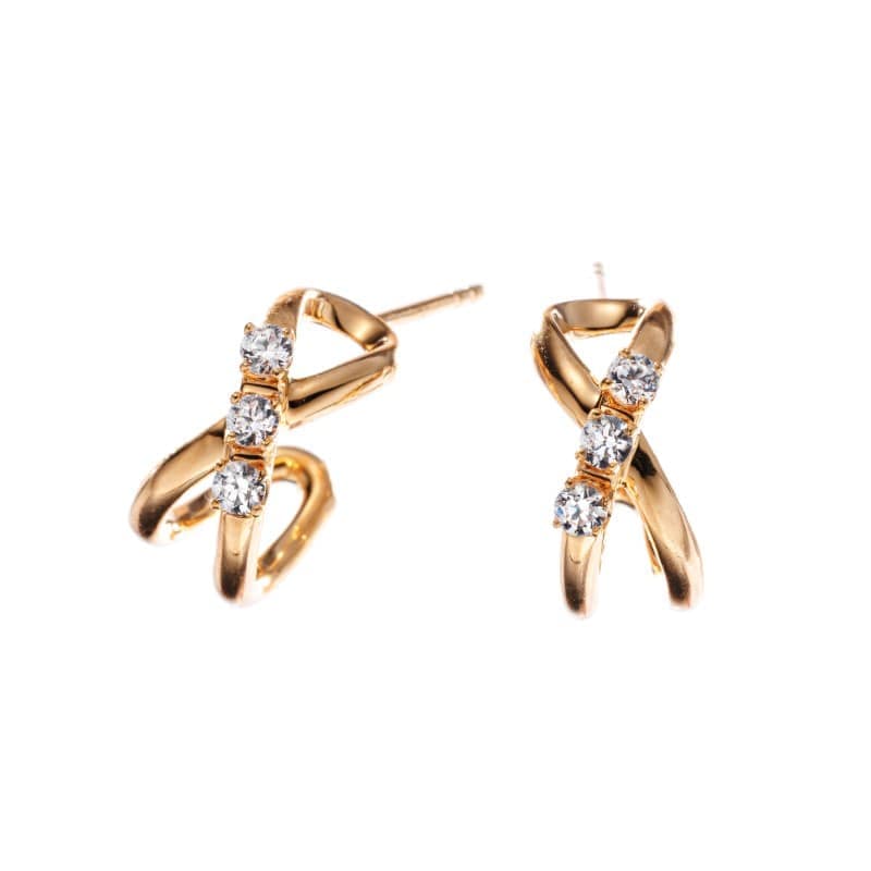 【h&d Jewelry】 ピアス SWEET SV925 イエローゴールド CZ 5175600049