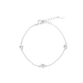 【h&d Jewelry】 ブレスレット SWEET SV925 シルバー CZ 16cm+3cmアジャスター付 5175600093